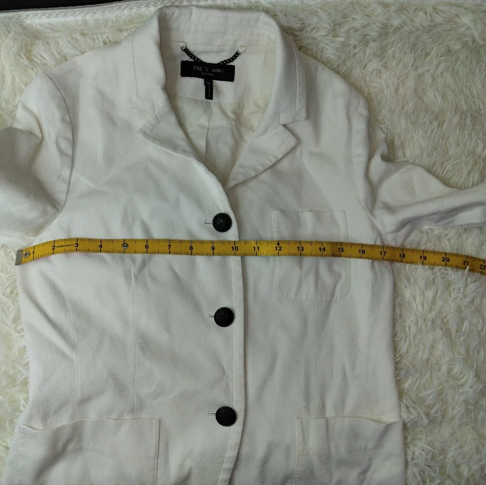 Rag & Bone Redgrave Blazer in Vanilla Size 8